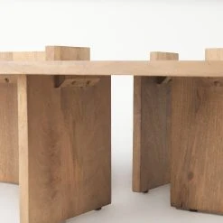 Hot Sale 🛒 Mercana Aida 56.0 X 34.0 X 15.0 Natural Brown Wood Rectangle Coffee Table ⌛ -Mercana Shop Aida 56.0 x 34.0 x 15.0 Natural Brown Wood Rectangle Coffee Table 9