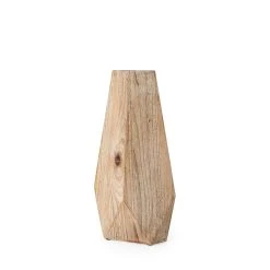 Best deal ✔️ Mercana Allen II Natural Brown Wood Vase (15.3" Tall) ❤️