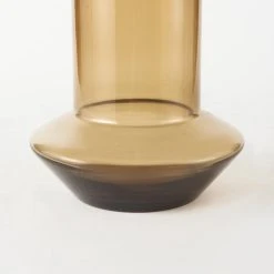 Discount 🎉 Mercana Amrita 4.1L X 4.1W X 11.9H Golden Brown Glass Vase 🤩 -Mercana Shop Amrita 4.1L x 4.1W x 11.9H Golden Brown Glass Vase 13