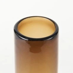Discount 🎉 Mercana Amrita 4.1L X 4.1W X 11.9H Golden Brown Glass Vase 🤩 -Mercana Shop Amrita 4.1L x 4.1W x 11.9H Golden Brown Glass Vase 3