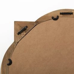 Wholesale 🧨 Mercana Argonne 23" Round-Square Brown Wood Frame Mirror - 23"W X 23"H X 1.6"D ⌛ -Mercana Shop Argonne 2322 Round Square Brown Wood Frame Mirror 4