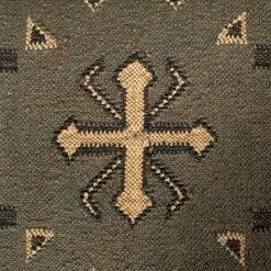 Best Pirce 🔔 Mercana Avery I Olive & Beige Upholstered Patterned Seat Accent Bench - 55"W X 17"D X 18"H Cream 🧨 -Mercana Shop Avery I 55L x 17W Multi Colored Upholstered Patterned Seat Accent Bench 7