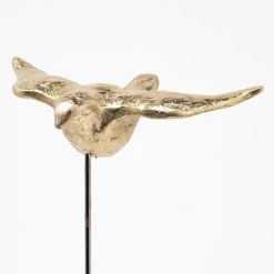 New ✔️ Mercana Aya Set Of 3 11L X 4W Gold Metal Decorative Birds - 11.4L X 3.5W X 16.1H 😍 -Mercana Shop Aya Set of 3 11L x 4W Gold Metal Decorative Birds 5