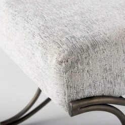 Best Sale ๐ Mercana Ayla Gray Fabric Seat W/ Dark Nickel Metal Frame Bench Dark Gray ๐ 19 Best Sale ๐ Mercana Ayla Gray Fabric Seat W/ Dark Nickel Metal Frame Bench Dark Gray ๐ -Mercana Shop Ayla 55L x 17.6W x 18H Dark Gray Fabric Seat W Dark Nickel Metal Frame Bench 4