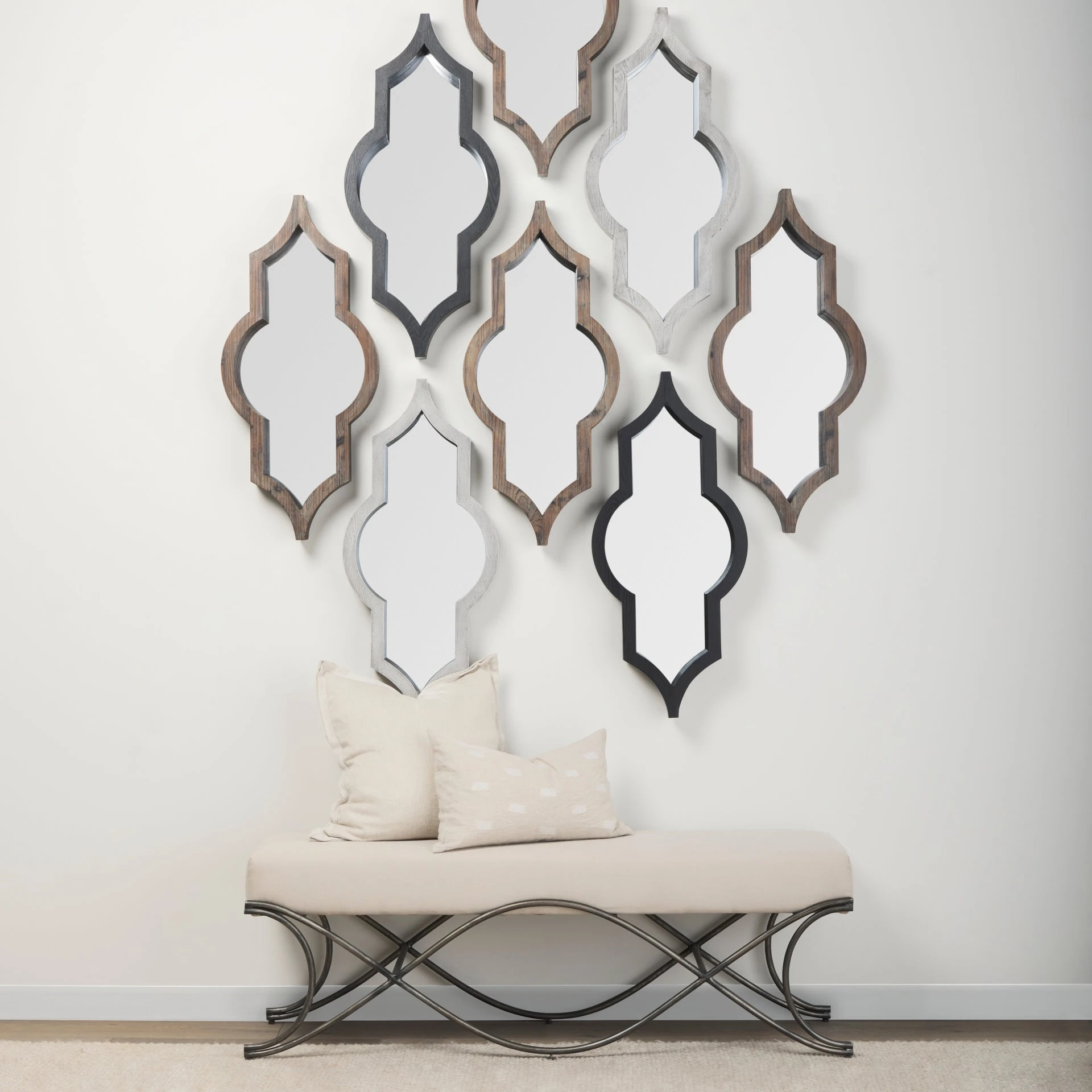 Best Sale ๐ Mercana Ayla Gray Fabric Seat W/ Dark Nickel Metal Frame Bench Dark Gray ๐ 10 Best Sale ๐ Mercana Ayla Gray Fabric Seat W/ Dark Nickel Metal Frame Bench Dark Gray ๐ - Image 10