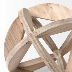 Flash Sale 😉 Mercana Bellatrix I (Small) 5L X 5W Natural Decorative Wooden Sphere ✔️ -Mercana Shop Bellatrix I 28Small29 5L x 5W Natural Decorative Wooden Sphere 3