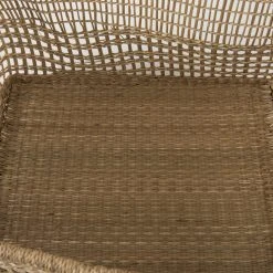 Brand new 🔥 Mercana Bellisa 18.5L X 14.6W X 11.0H (Set Of 2) Medium Brown Seagrass Rectangular Basket W/ Handles 😀 -Mercana Shop Bellisa 18.5L x 14.6W x 11.0H 28Set of 229 Medium Brown Seagrass Rectangular Basket W Handles 6