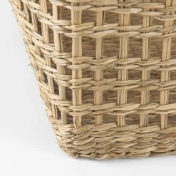 Brand new 🔥 Mercana Bellisa 18.5L X 14.6W X 11.0H (Set Of 2) Medium Brown Seagrass Rectangular Basket W/ Handles 😀 -Mercana Shop Bellisa 18.5L x 14.6W x 11.0H 28Set of 229 Medium Brown Seagrass Rectangular Basket W Handles 7