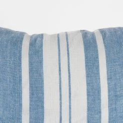 Best reviews of ✔️ Mercana Brigitta 14L X 26W Blue And Cream Fabric Striped Decorative Pillow Cover 🔥 -Mercana Shop Brigitta 14L x 26W Blue and Cream Fabric Striped Decorative Pillow Cover 13