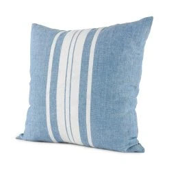 Best reviews of ✔️ Mercana Brigitta 14L X 26W Blue And Cream Fabric Striped Decorative Pillow Cover 🔥 -Mercana Shop Brigitta 14L x 26W Blue and Cream Fabric Striped Decorative Pillow Cover 8