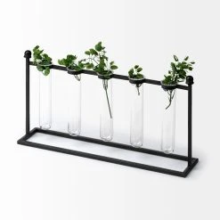 Best reviews of 🔥 Mercana Bunsen Black Metal Five Glass Test Tube Vase 🧨 -Mercana Shop Bunsen Black Metal Five Glass Test Tube Vase 2