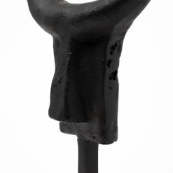 Wholesale 🥰 Mercana Caleb 4L X 5W Black Metal Tribal Figurine - 3.5L X 5.0W X 9.0H 🎁 -Mercana Shop Caleb 4L x 5W Black Metal Tribal Figurine 5