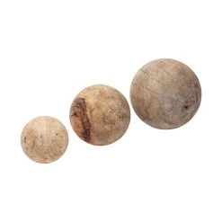 Wholesale 🛒 Mercana Carrick Natural Wood Decorative Spheres (Set Of 3) - 5.0L X 5.0W X 5.0H 🎁