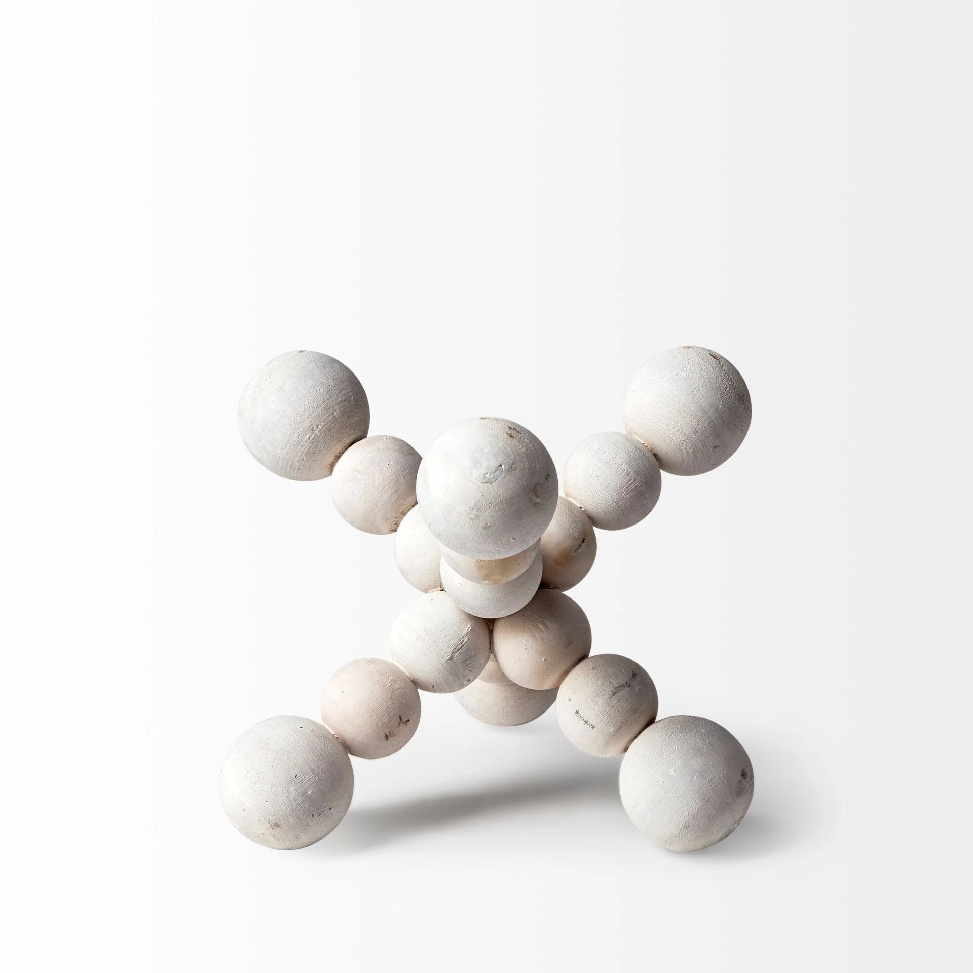 Coupon ❤️ Mercana Carrollton Off-White Geometric Wood Ball Jack ❤️ 2 Coupon ❤️ Mercana Carrollton Off-White Geometric Wood Ball Jack ❤️ - Image 2