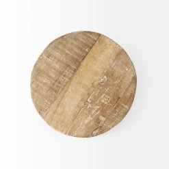 Discount 🎉 Mercana Cedric 15L X 15W X 6H Small Light Brown Wood W/ Three Black Metal Legs Decorative Display Stand ⌛ -Mercana Shop Cedric 15L x 15W x 6H Small Light Brown Wood W Three Black Metal Legs Decorative Display Stand 3