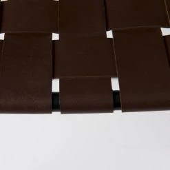 Best deal 😍 Mercana Clarissa Black Woven Leather Seat W/ Black Iron Frame Stool Brown 🔔 -Mercana Shop Clarissa 22.0L x 16.0W x 16.5H Black Leather Woven Seat W Gold Metal Frame Stool 14