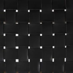 Best deal 😍 Mercana Clarissa Black Woven Leather Seat W/ Black Iron Frame Stool Brown 🔔 -Mercana Shop Clarissa 22.0L x 16.0W x 16.5H Black Leather Woven Seat W Gold Metal Frame Stool 6