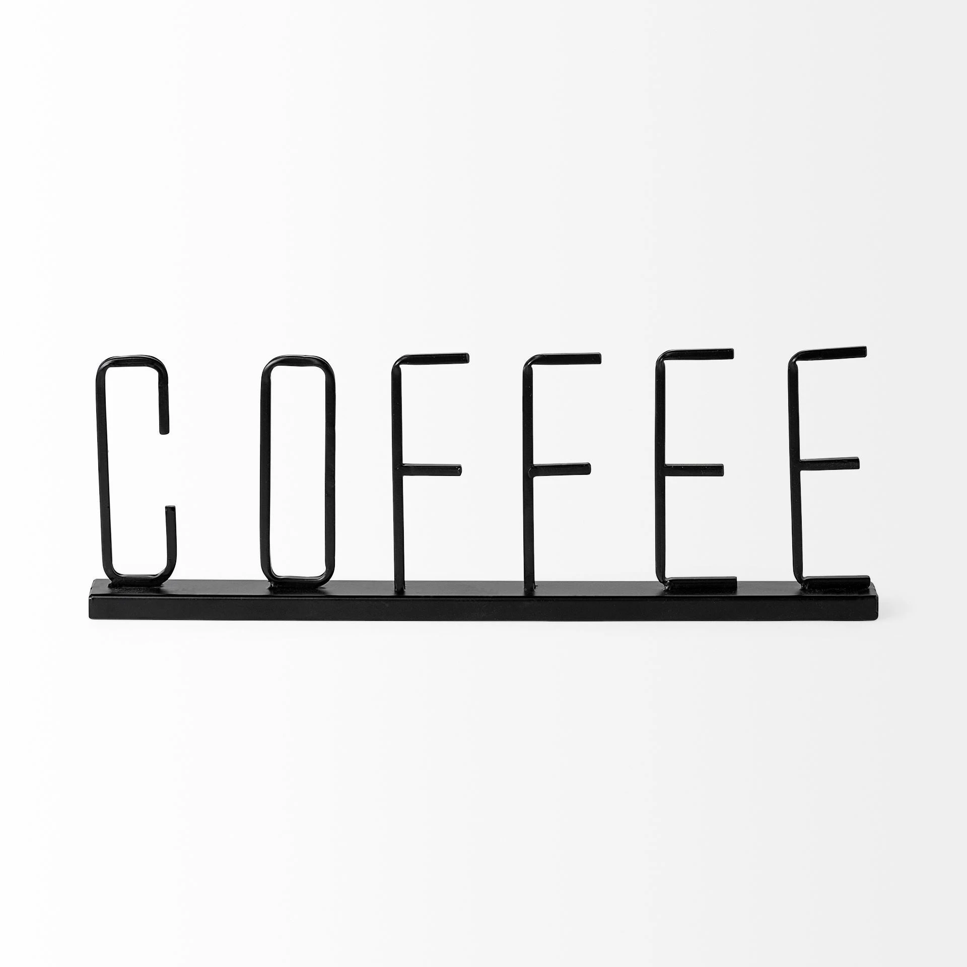 Best deal ๐ Mercana Coffee 15L X 1W Black Metal Sign - 15.2L X 1.2W X 5.3H ๐ฅฐ 2 Best deal ๐ Mercana Coffee 15L X 1W Black Metal Sign - 15.2L X 1.2W X 5.3H ๐ฅฐ - Image 2