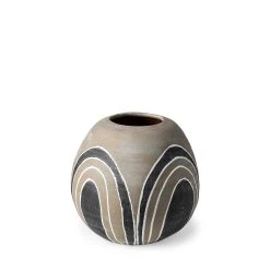 Top 10 🤩 Mercana Cove Small Brown/White Ceramic Vase 🎉