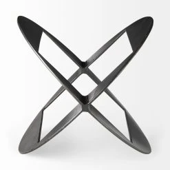 Cheap 😉 Mercana Cusco 6.0 L X 6.0 W X 6.0 H Black Iron Small Gunmetal Geometric Decorative Object 🧨 -Mercana Shop Cusco 6.0 L x 6.0 W x 6.0 H Black Iron Small Gunmetal Geometric Decorative Object 11