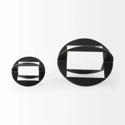 Cheap 😉 Mercana Cusco 6.0 L X 6.0 W X 6.0 H Black Iron Small Gunmetal Geometric Decorative Object 🧨 -Mercana Shop Cusco 6.0 L x 6.0 W x 6.0 H Black Iron Small Gunmetal Geometric Decorative Object 13