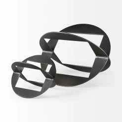 Cheap 😉 Mercana Cusco 6.0 L X 6.0 W X 6.0 H Black Iron Small Gunmetal Geometric Decorative Object 🧨 -Mercana Shop Cusco 6.0 L x 6.0 W x 6.0 H Black Iron Small Gunmetal Geometric Decorative Object 14