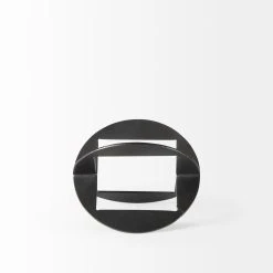 Cheap 😉 Mercana Cusco 6.0 L X 6.0 W X 6.0 H Black Iron Small Gunmetal Geometric Decorative Object 🧨 -Mercana Shop Cusco 6.0 L x 6.0 W x 6.0 H Black Iron Small Gunmetal Geometric Decorative Object 2