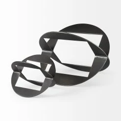 Cheap 😉 Mercana Cusco 6.0 L X 6.0 W X 6.0 H Black Iron Small Gunmetal Geometric Decorative Object 🧨 -Mercana Shop Cusco 6.0 L x 6.0 W x 6.0 H Black Iron Small Gunmetal Geometric Decorative Object 4