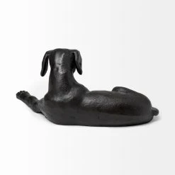 Hot Sale 🔔 Mercana Czar 11L X 7W Black Metal Labrador Retriever - 11.0L X 6.8W X 4.8H 🔔 -Mercana Shop Czar 11L x 7W Black Metal Labrador Retriever 3