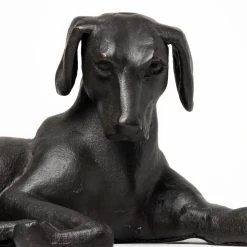 Hot Sale 🔔 Mercana Czar 11L X 7W Black Metal Labrador Retriever - 11.0L X 6.8W X 4.8H 🔔 -Mercana Shop Czar 11L x 7W Black Metal Labrador Retriever 4