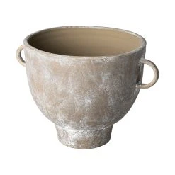 Deals 🛒 Mercana Deya Large Rustic Brown Ceramic Vase 😍