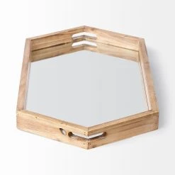 Flash Sale ๐ Mercana Durden 29L X 16W Natural Wood Mirrored Hexagonal Tray - 29.1L X 15.7W X 2.0H ๐งจ 7 Flash Sale ๐ Mercana Durden 29L X 16W Natural Wood Mirrored Hexagonal Tray - 29.1L X 15.7W X 2.0H ๐งจ -Mercana Shop Durden 29L x 16W Natural Wood Mirrored Hexagonal Tray 2