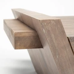 New 🎉 Mercana Elaine 59x36 Brown Solid Wood Top & Base Coffee Table 🔔 -Mercana Shop Elaine 59x36 Brown Solid Wood Top 26 Base Coffee Table 10