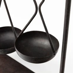 Coupon ⭐ Mercana Enos 19L X 3W Black Metal 4 Bowl Ancient Spice Market Decorative Display - 18.5L X 3.0W X 10.5H 🥰 -Mercana Shop Enos 19L x 3W Black Metal 4 Bowl Ancient Spice Market Decorative Display 5