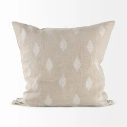 Flash Sale 👍 Mercana Enya 13L X 21W Beige And Cream Fabric Patterned Decorative Pillow Cover 🎉 -Mercana Shop Enya 13L x 21W Beige and Cream Fabric Patterned Decorative Pillow Cover 10