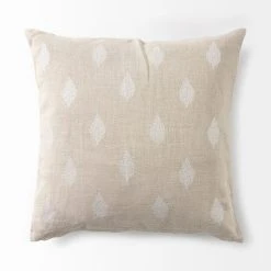 Flash Sale 👍 Mercana Enya 13L X 21W Beige And Cream Fabric Patterned Decorative Pillow Cover 🎉 -Mercana Shop Enya 13L x 21W Beige and Cream Fabric Patterned Decorative Pillow Cover 13