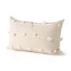 Coupon 😉 Mercana Erica Cream With White Detail Decorative Pillow Cover 🧨