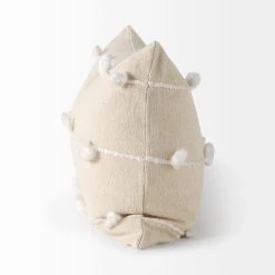 Coupon 😉 Mercana Erica Cream With White Detail Decorative Pillow Cover 🧨 -Mercana Shop Erica 13 x 21 Cream With White Detail Decorative Pillow Cover 2