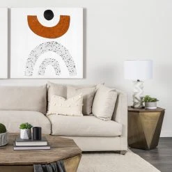 Buy ⭐ Mercana Esagono II 19.3" X 20.9" Hexagonal Brass And Natural Wood Hinged-Top End/Side Table - 19.3L X 19.3W X 20.9H 🛒 -Mercana Shop Esagono II 19.322 x 20.922 Hexagonal Brass and Natural Wood Hinged Top End Side Table 8