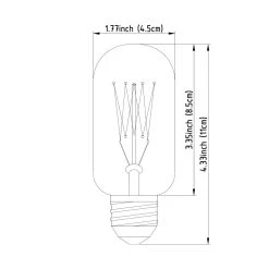 Best reviews of 😉 Mercana Filament E26 40W Bulb - Clear - 1.5"W X 1.5"D X 4"H 🔔 -Mercana Shop Filament E26 40W Bulb
