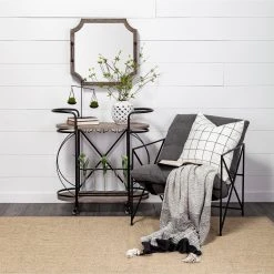 New 😍 Mercana Forillon I Short White Glazed Lattice Pattern Vase - 8"W X 8"D X 8"H ✨ -Mercana Shop Forillon I Short White Glazed Lattice Pattern Vase 6