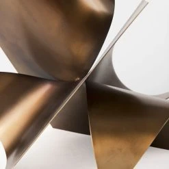 Budget ⌛ Mercana Francesca 11.8L X 11.8W X 11.8H Antique Gold Metal Sculptural Decorative Object 🌟 -Mercana Shop Francesca 11.8L x 11.8W x 11.8H Antique Gold Metal Sculptural Decorative Object 7