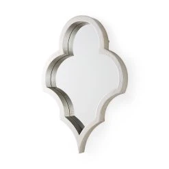 Coupon 🧨 Mercana Geneva Silver Wood Frame Mirror - 23.3"W X 34.3"H X 2.8"D 👏