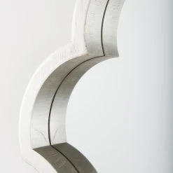 Coupon 🧨 Mercana Geneva Silver Wood Frame Mirror - 23.3"W X 34.3"H X 2.8"D 👏 -Mercana Shop Geneva Silver Wood Frame Mirror 5