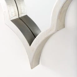 Coupon 🧨 Mercana Geneva Silver Wood Frame Mirror - 23.3"W X 34.3"H X 2.8"D 👏 -Mercana Shop Geneva Silver Wood Frame Mirror 7