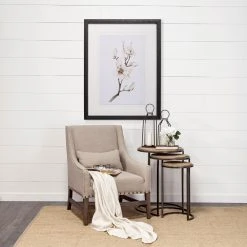 Promo 🎁 Mercana Glover (Set Of 3) 20L X 20W Brown Wood Round Top W/Metal Nesting Accent Tables - 20.1L X 20.1W X 26.4H ✔️ -Mercana Shop Glover 28Set of 329 20L x 20W Brown Wood Round Top W Metal Nesting Accent Tables 10