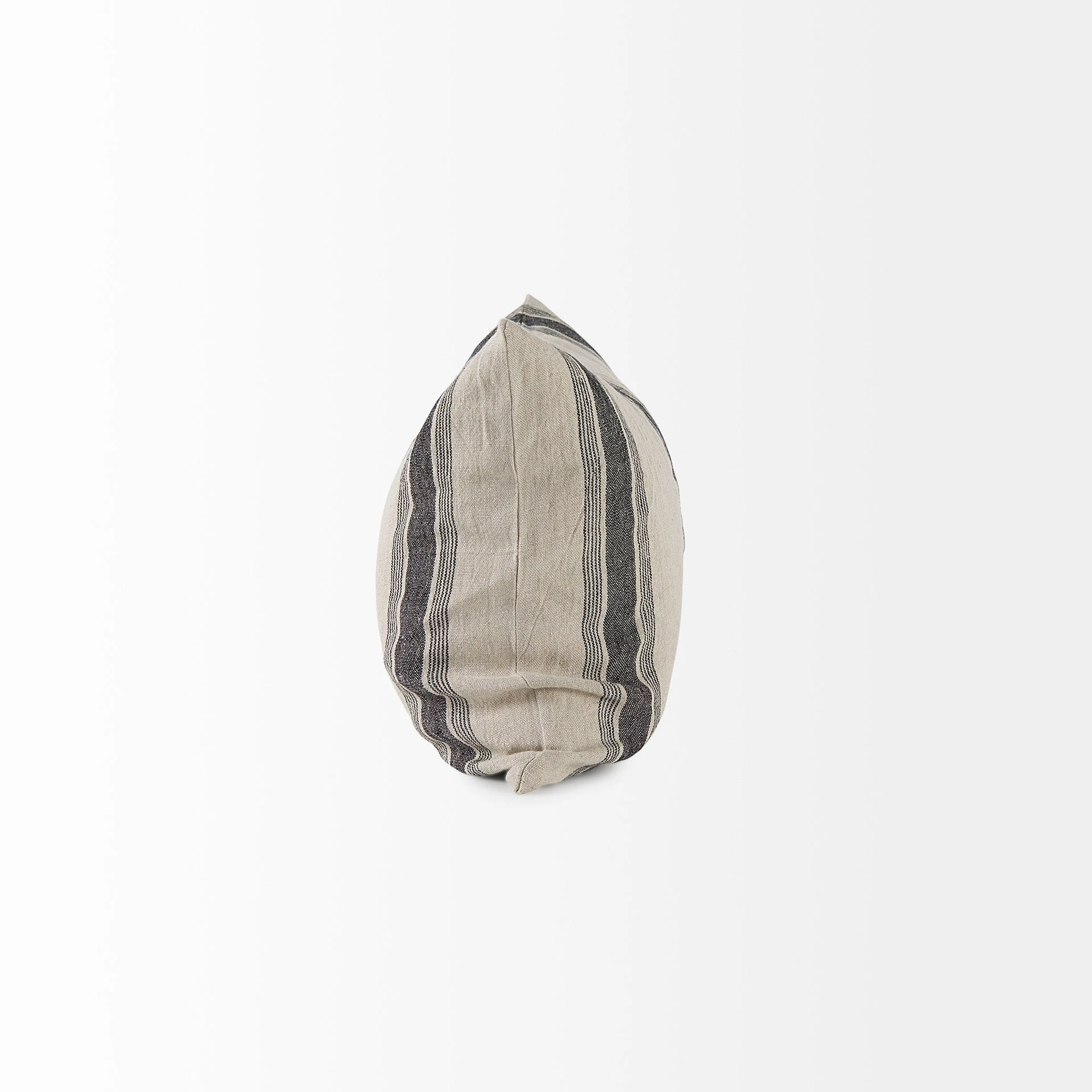 Best Sale 👍 Mercana Hattie 13L X 21W Beige And Black Fabric Striped Decorative Pillow Cover 💯 3 Best Sale 👍 Mercana Hattie 13L X 21W Beige And Black Fabric Striped Decorative Pillow Cover 💯 - Image 3