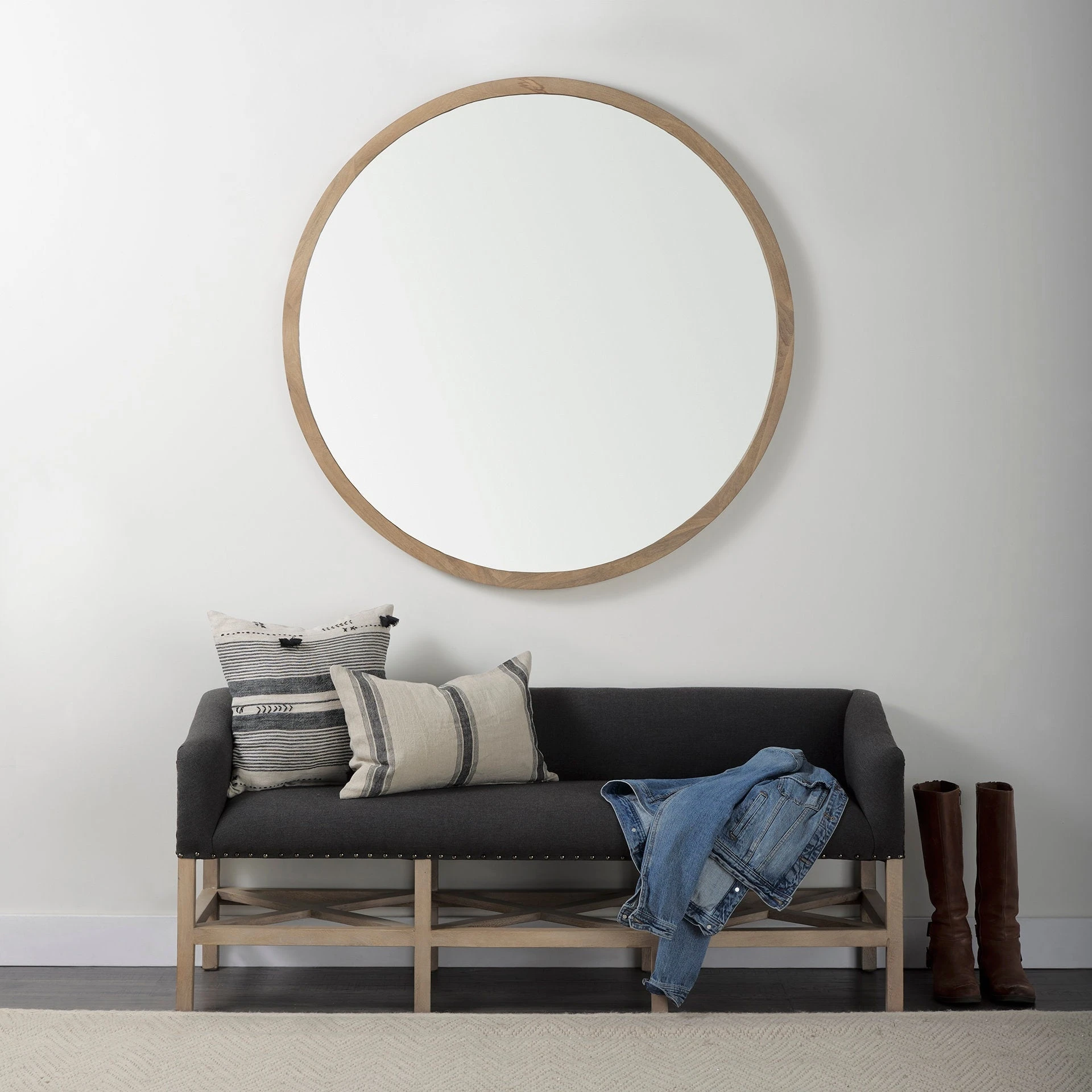 Best Sale 👍 Mercana Hattie 13L X 21W Beige And Black Fabric Striped Decorative Pillow Cover 💯 9 Best Sale 👍 Mercana Hattie 13L X 21W Beige And Black Fabric Striped Decorative Pillow Cover 💯 - Image 9