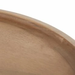 Outlet 🎁 Mercana Helios III 20L X 24H Set Of Two Round Brown Solid Wood Iron Base Nesting End/Side Tables 👍 -Mercana Shop Helios III 20L x 24H Set of Two Round Brown Solid Wood Iron Base Nesting End Side Tables 4