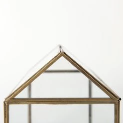 Discount 🤩 Mercana Hutt 16L X 6W X 9H Gold Glass Terrarium Box - 16.1L X 5.9W X 9.1H 😍 -Mercana Shop Hutt 16L x 6W x 9H Gold Glass Terrarium Box 6